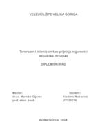 Terorizam i islamizam kao prijetnja sigurnosti Republike Hrvatske