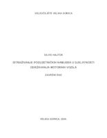 Istraživanje poduzetničkih namjera u djelatnosti održavanja motornih vozila