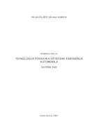 prikaz prve stranice dokumenta Tehnologija popravka oštećene karoserije automobila
