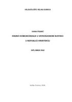 prikaz prve stranice dokumenta Krizno komuniciranje u vatrogasnom sustavu u Republici Hrvatskoj