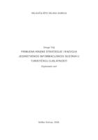 prikaz prve stranice dokumenta Primjena krizne strategije i razvoja jedinstvenog informacijskog sustava u turističkoj djelatnosti
