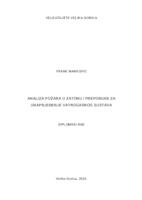 prikaz prve stranice dokumenta Analiza požara u Zatonu i preporuke za unaprjeđenje vatrogasnog sustava