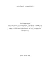 prikaz prve stranice dokumenta Konstruiranje i proizvodnja zaštite stražnjeg amortizera motocikla postupkom laminacije
