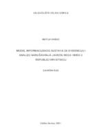 prikaz prve stranice dokumenta Model informacijskog sustava za evidenciju i analizu narušavanja javnog reda i mira u Republici Hrvatskoj