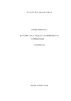 prikaz prve stranice dokumenta Automatizacija kuće uporabom x10 tehnologije