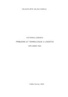 prikaz prve stranice dokumenta Primjena IoT tehnologije u logistici