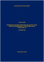 prikaz prve stranice dokumenta Proračun količina pričuvnih sklopova Tool-drive za održavanje u životnom vijeku stroja MV-10