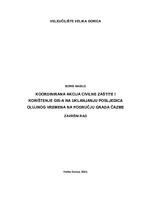 prikaz prve stranice dokumenta Koordinirana akcija Civilne zaštite i korištenje GIS-a na uklanjanju posljedica olujnog nevremena na području grada Čazme